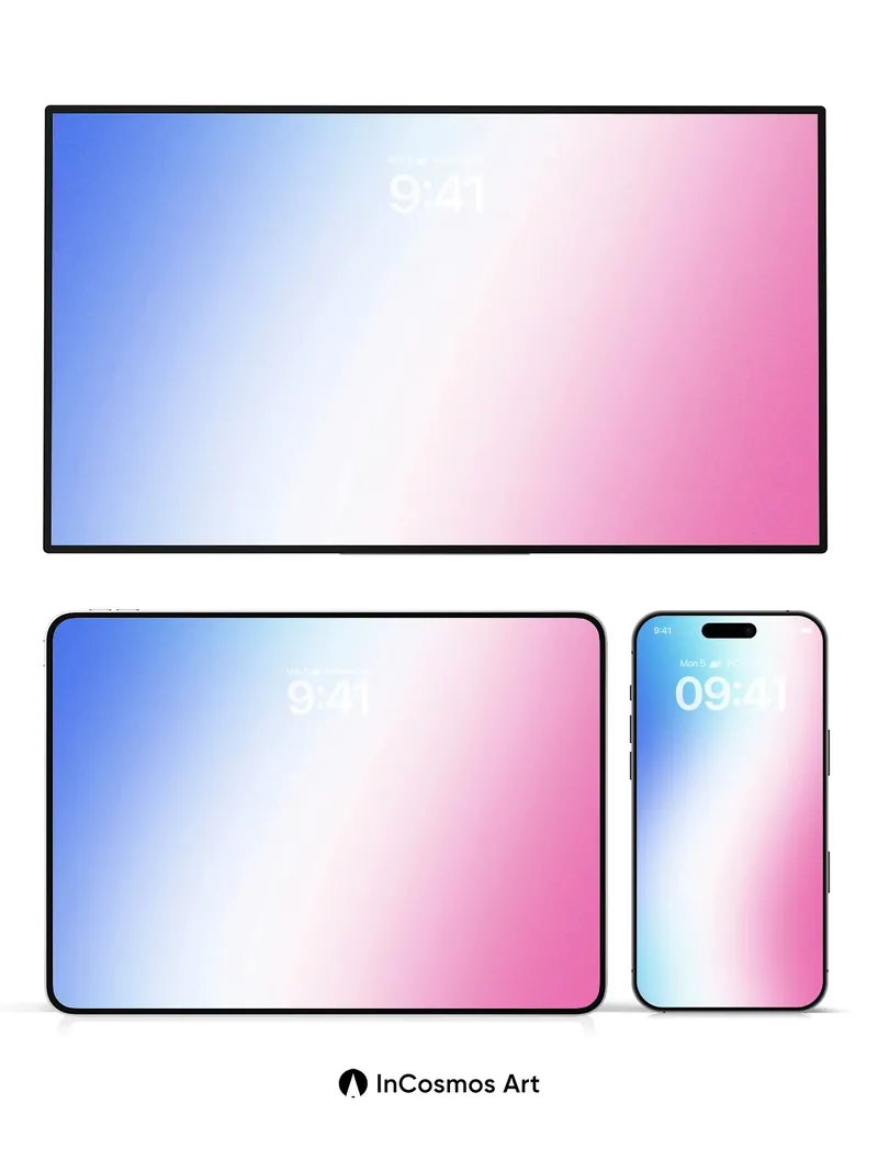 Serene Gradient Wallpaper with Ethereal Light