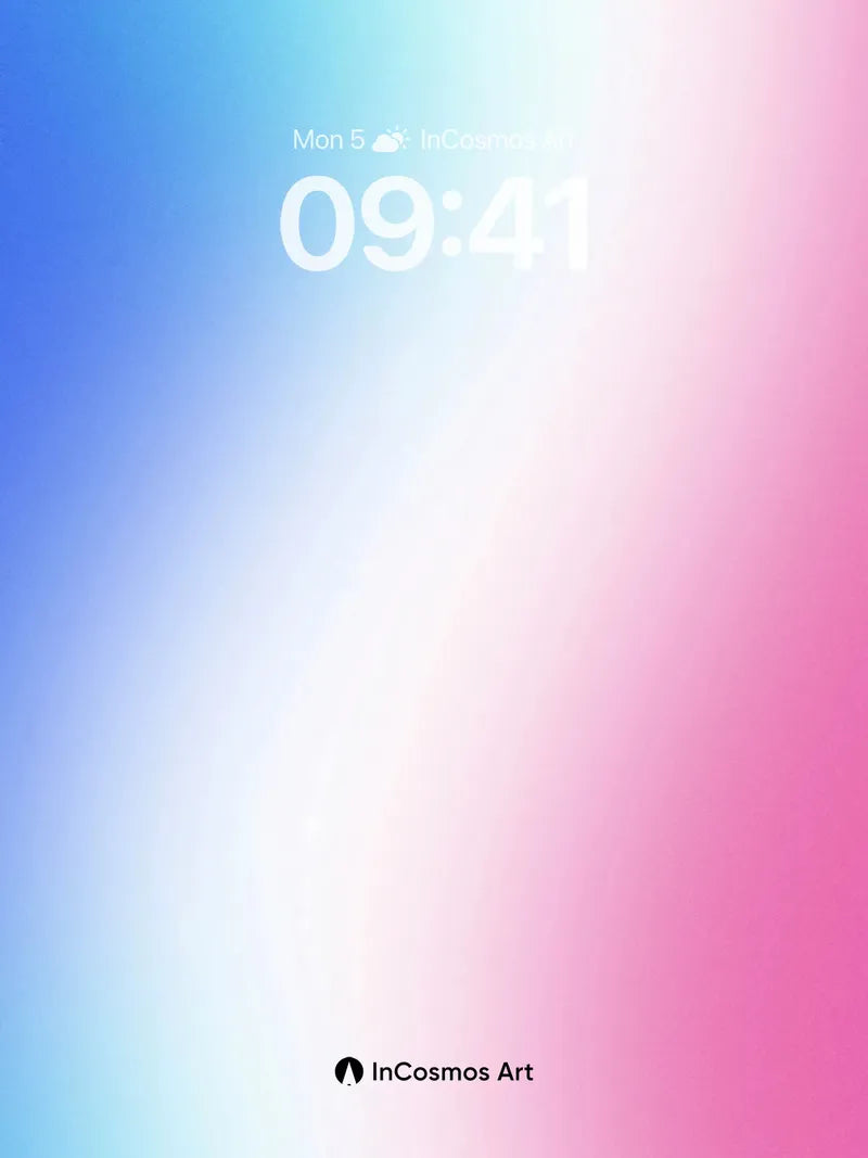 Serene Gradient Wallpaper with Ethereal Light