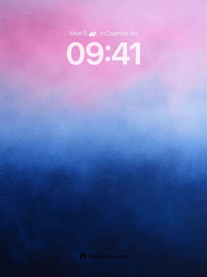Hushed Horizon Wallpaper with Ethereal Gradient