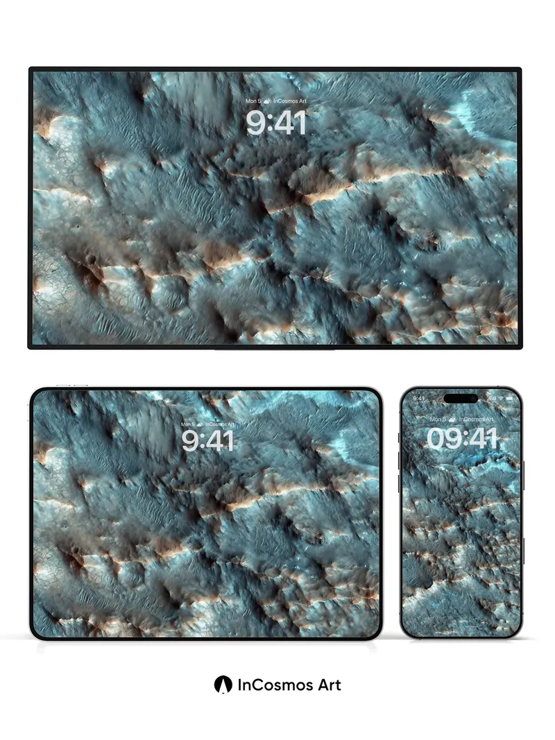 Crisp Frost Wallpaper with Tectonic Drift