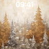 Whispering Pines Wallpaper with Frost-Laced Reflections wallpaper for iPhone, iPad & Mac