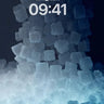 Ethereal Blue Ice Cube Wallpaper wallpaper for iPhone, iPad & Mac