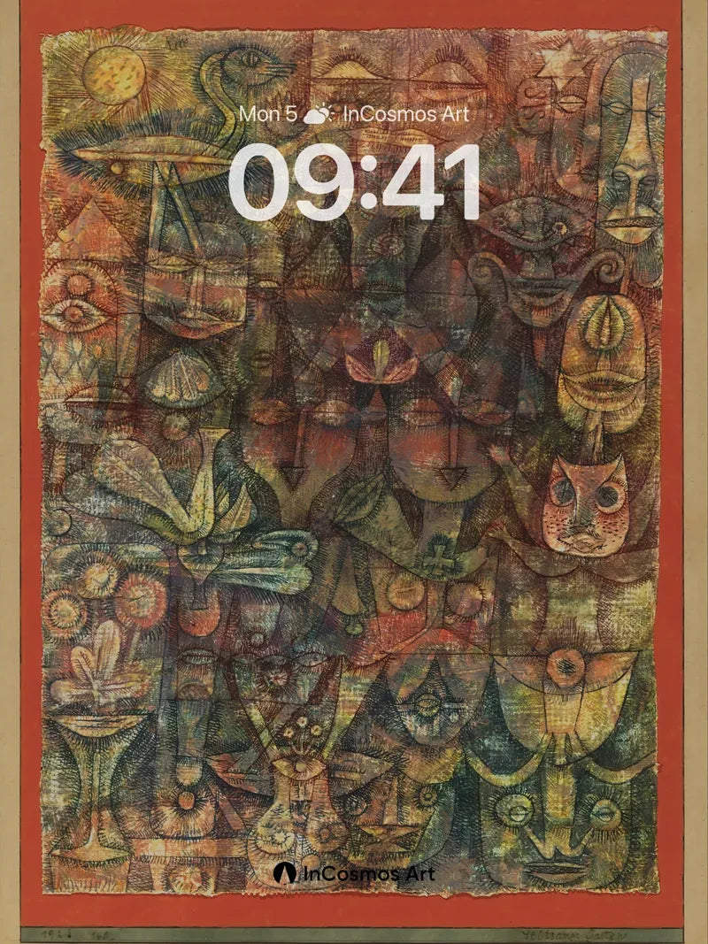 Whispering Masks Wallpaper with Ancient Rhythms wallpaper for iPhone, iPad & Mac