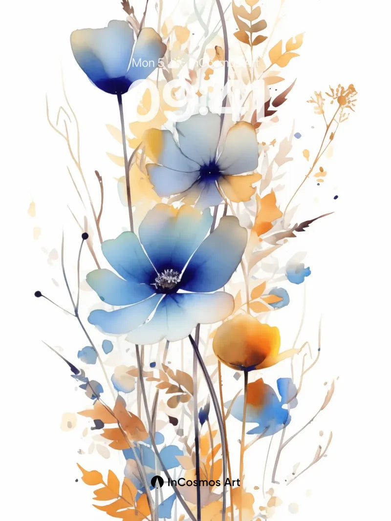 Serene Bloom Wallpaper with Ethereal Hues