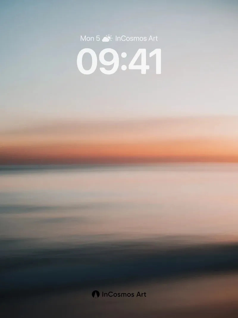 Serenity Horizon Wallpaper with Soft Gradient Flow