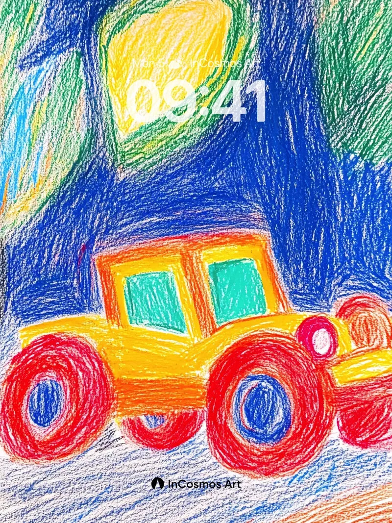 Whimsical Adventure Wallpaper with Crayon Dreams wallpaper for iPhone, iPad & Mac