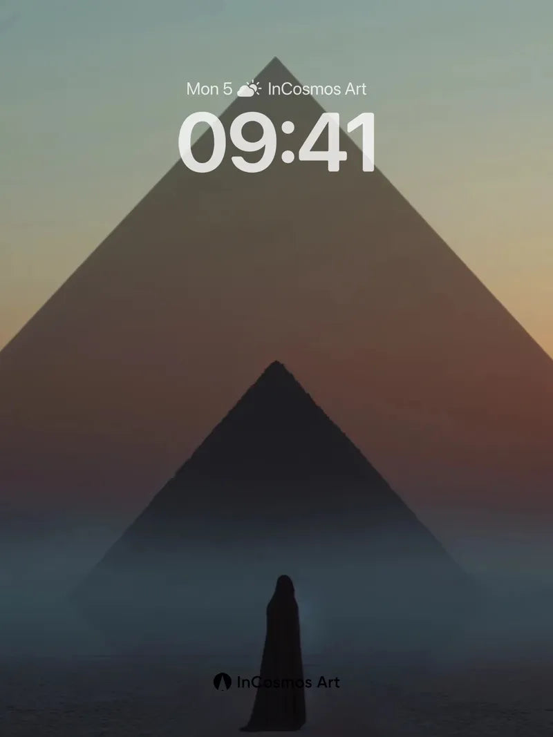 Serenity Pyramid Wallpaper with Mist Veil