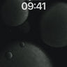 Midnight Sphere Wallpaper with Subtle Light Drift wallpaper for iPhone, iPad & Mac