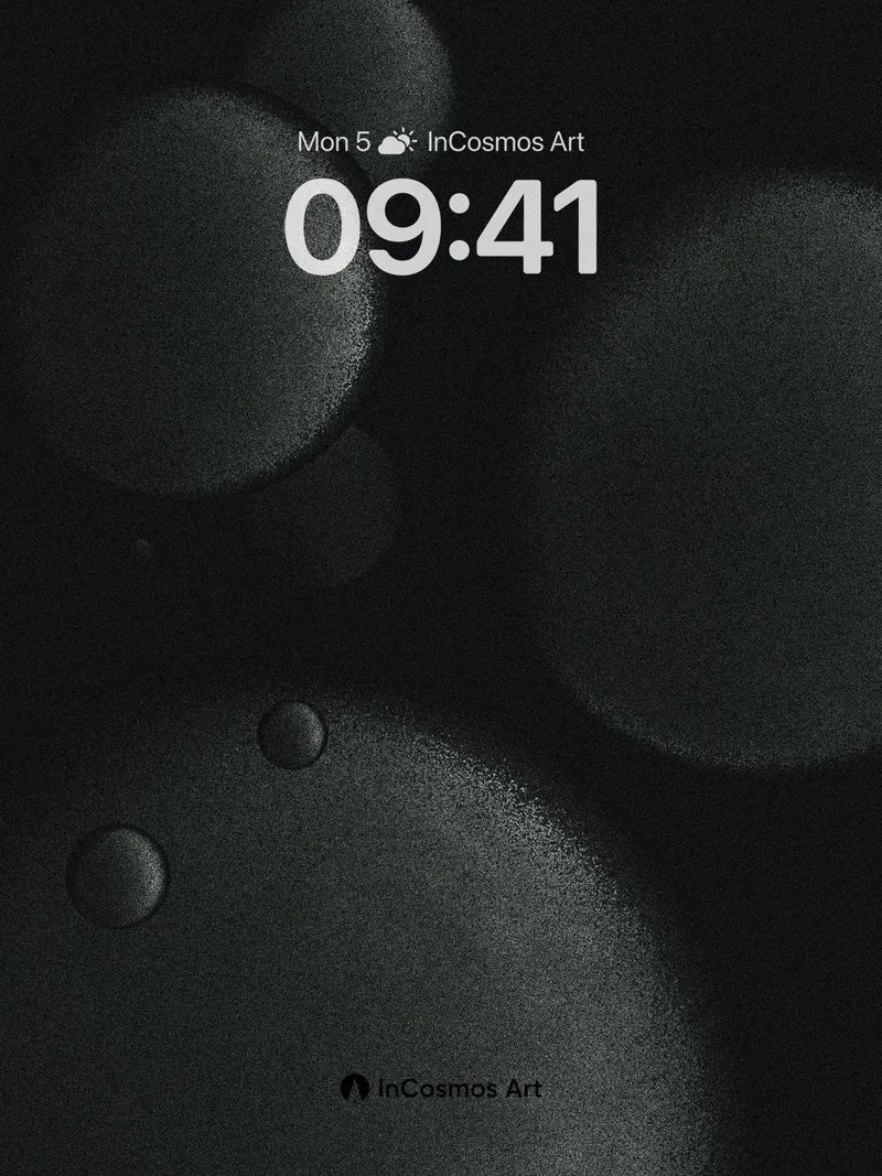 Midnight Sphere Wallpaper with Subtle Light Drift