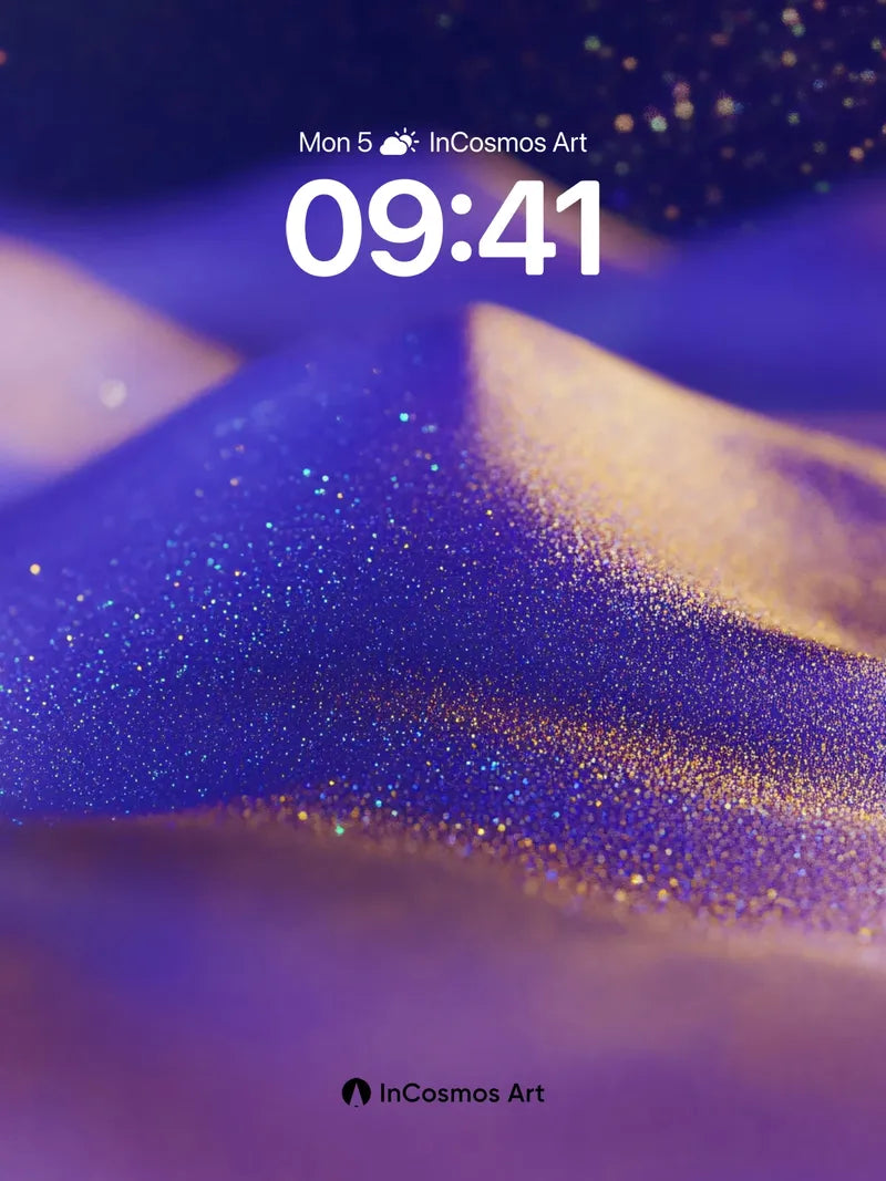 Luminous Dune Wallpaper with Cosmic Dust wallpaper for iPhone, iPad & Mac