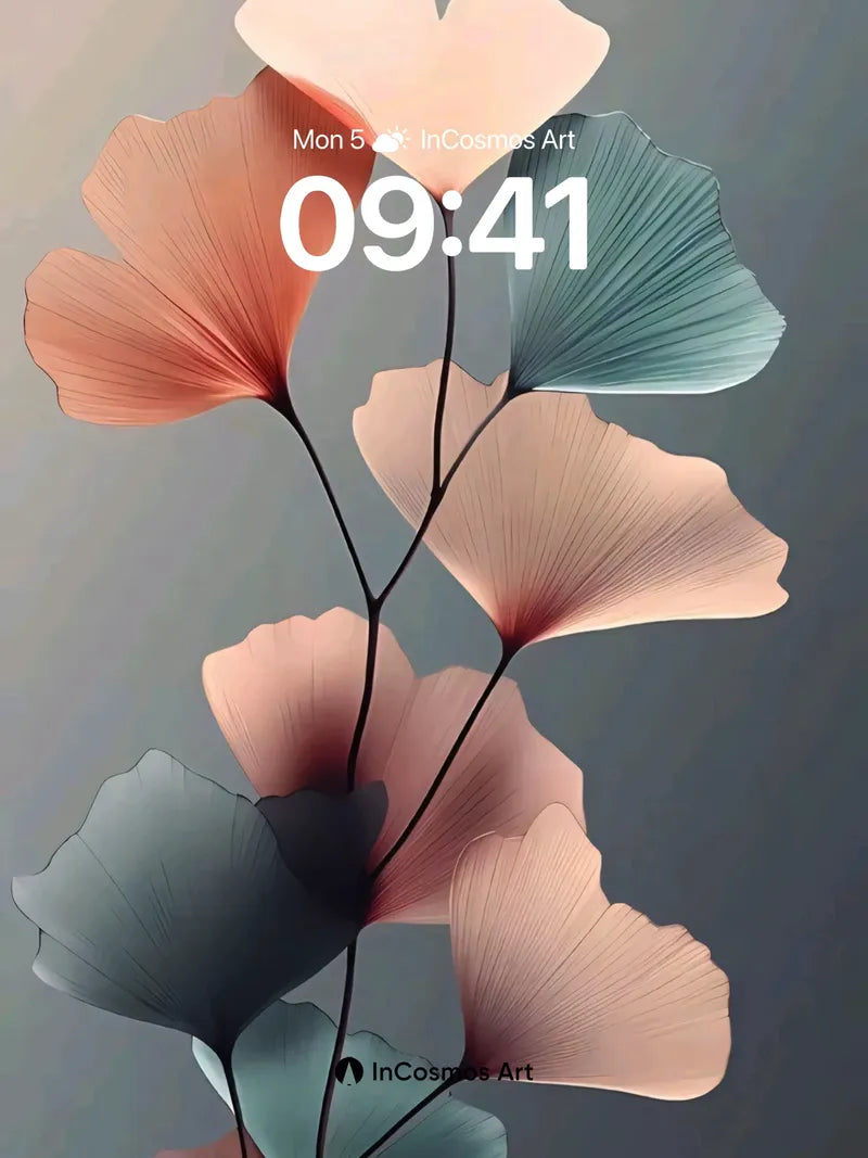 Serene Ginkgo Wallpaper with Ethereal Hues