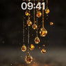 Golden Drizzle Wallpaper with Liquid Light wallpaper for iPhone, iPad & Mac