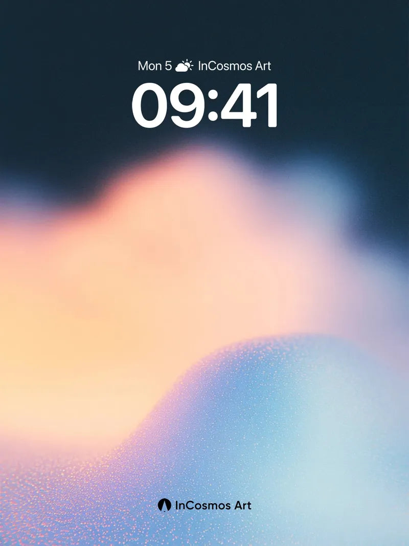 Serenity Haze Wallpaper with Ethereal Light Veils