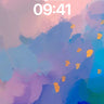 Whispering Hues Wallpaper with Golden Flecks wallpaper for iPhone, iPad & Mac