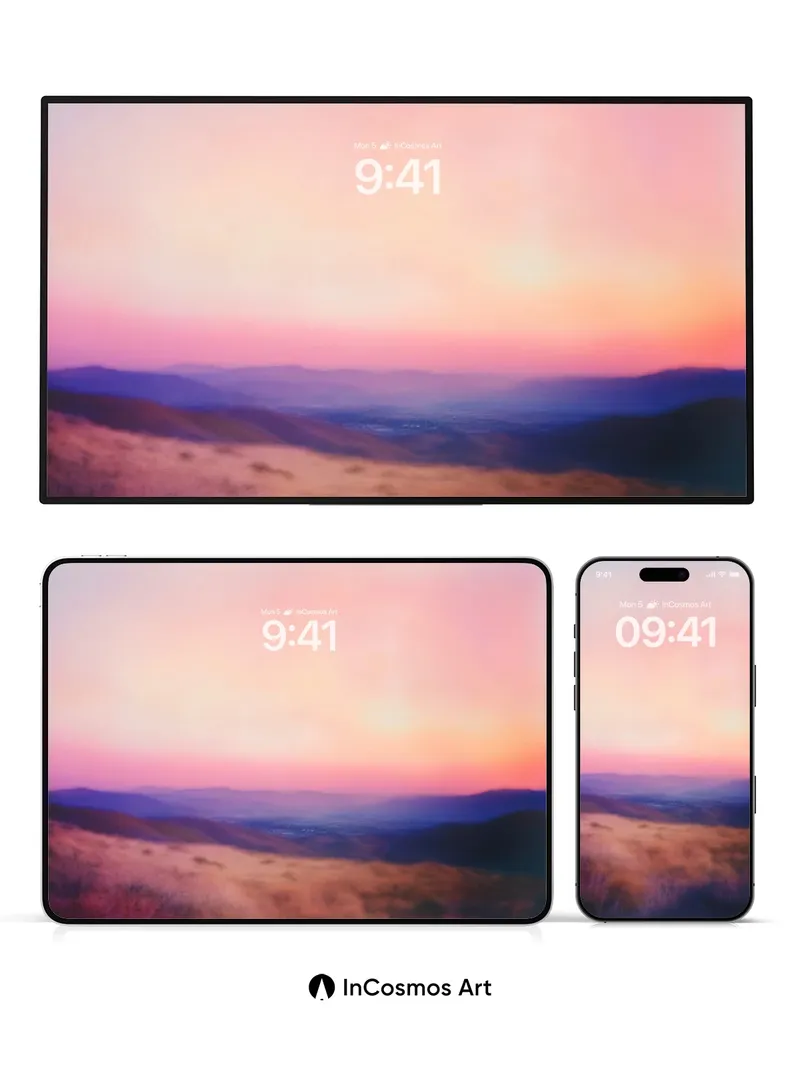 Serenity Horizon Wallpaper with Hushed Light