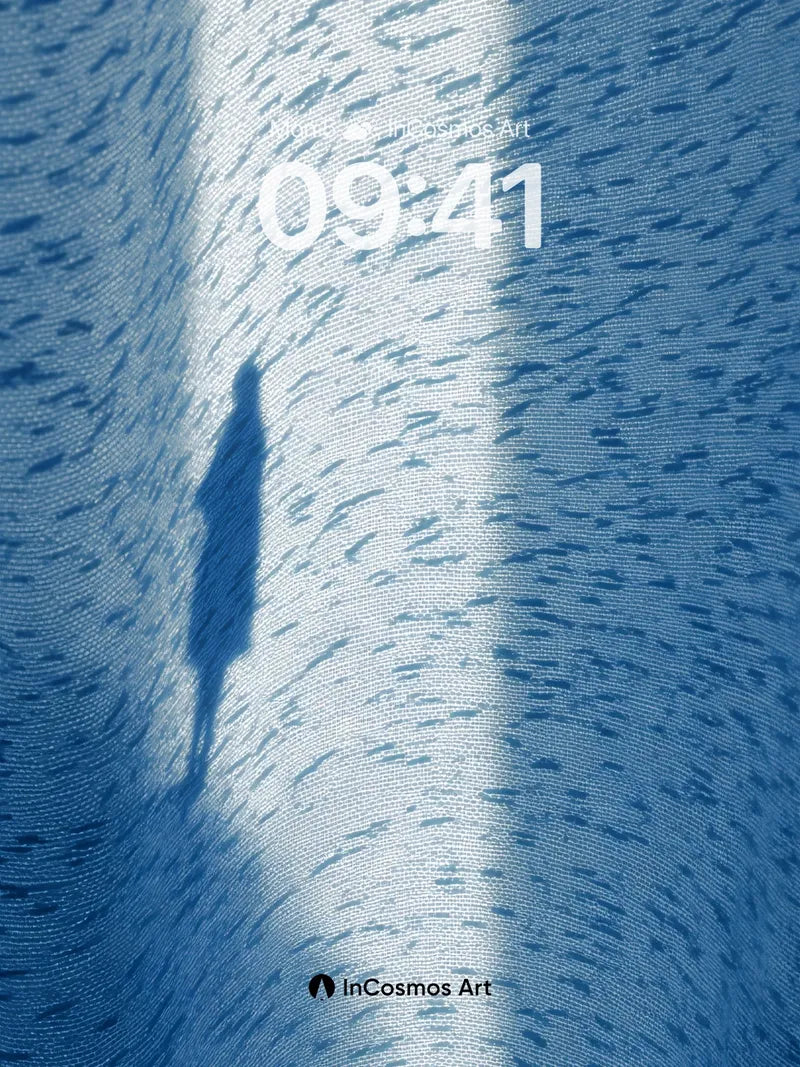 Shadow Whisper Wallpaper with Textured Light