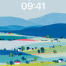 Pastel Hills Serenity Wallpaper Background wallpaper for iPhone, iPad & Mac