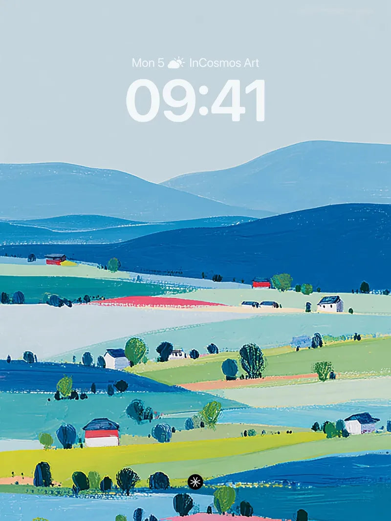 Pastel Hills Serenity Wallpaper Background wallpaper for iPhone, iPad & Mac