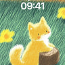 Golden Hush Wallpaper with Sunlit Paws wallpaper for iPhone, iPad & Mac