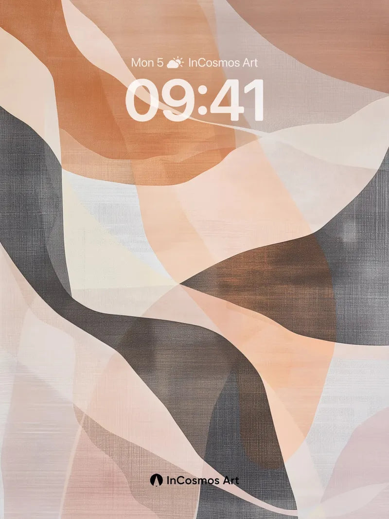 Satin Drift Wallpaper with Whispering Curves