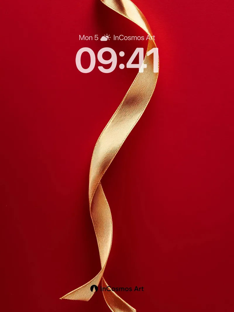 Golden Whisper Wallpaper with Silk Motion