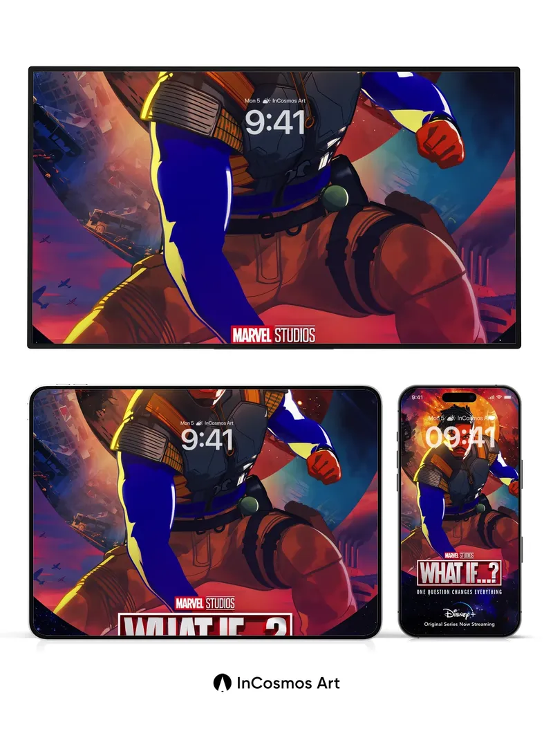 Cosmic Fury Wallpaper with Animated Energy