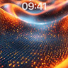 Luminous Wave Wallpaper with Cosmic Pulse wallpaper for iPhone, iPad & Mac