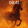 Blazing Spirit Wallpaper with Golden Ash wallpaper for iPhone, iPad & Mac