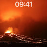 Fiery Pulse Wallpaper with Lava Veins wallpaper for iPhone, iPad & Mac