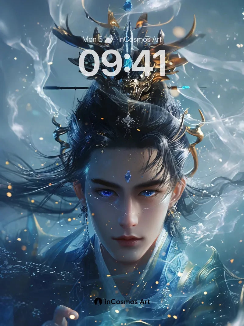 Celestial Crown Wallpaper with Ethereal Light