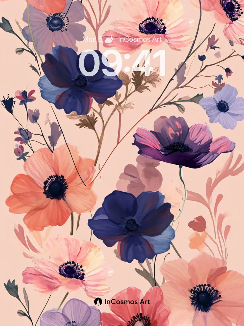 Velvet Bloom Wallpaper with Whispers of Petal