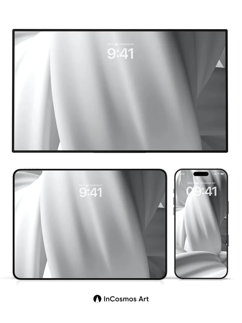 Silken Drift Wallpaper with Ethereal Light