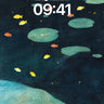 Nocturnal Lagoon Wallpaper with Floating Light wallpaper for iPhone, iPad & Mac