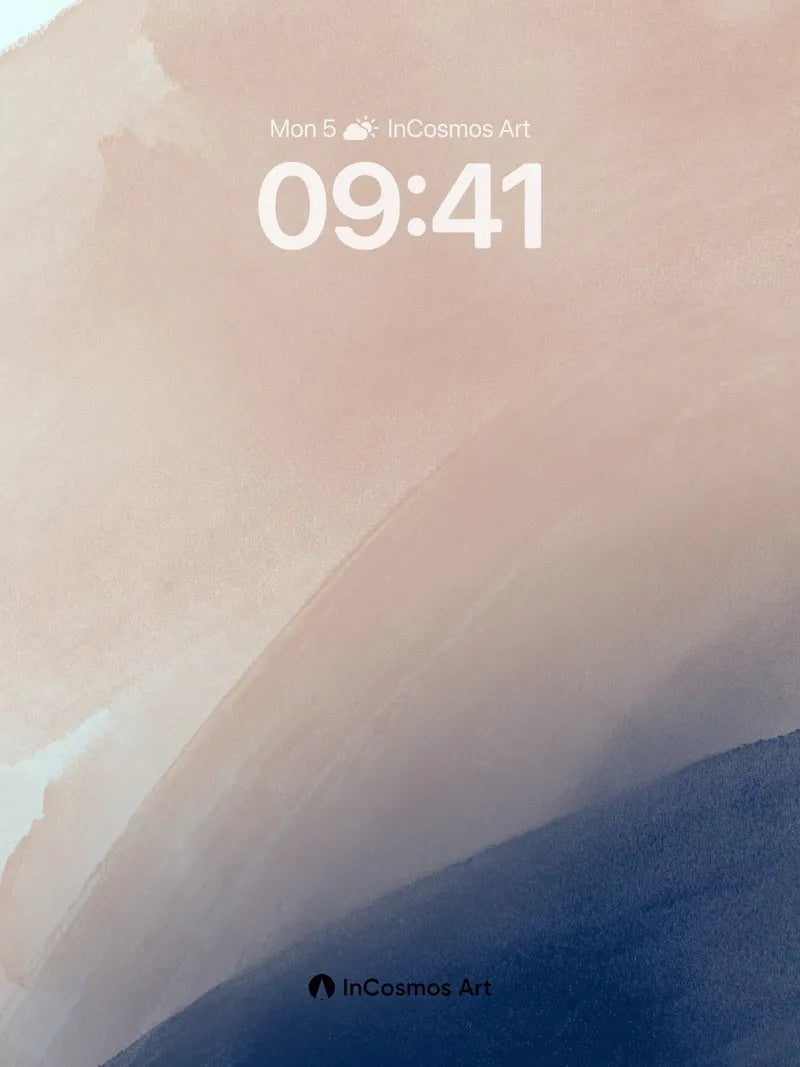 Serene Gradient Background with Soft Transitions