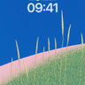Serenity Slope Wallpaper with Whispering Grass wallpaper for iPhone, iPad & Mac