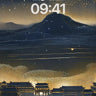 Lunar Reverie Wallpaper with Golden Hues wallpaper for iPhone, iPad & Mac