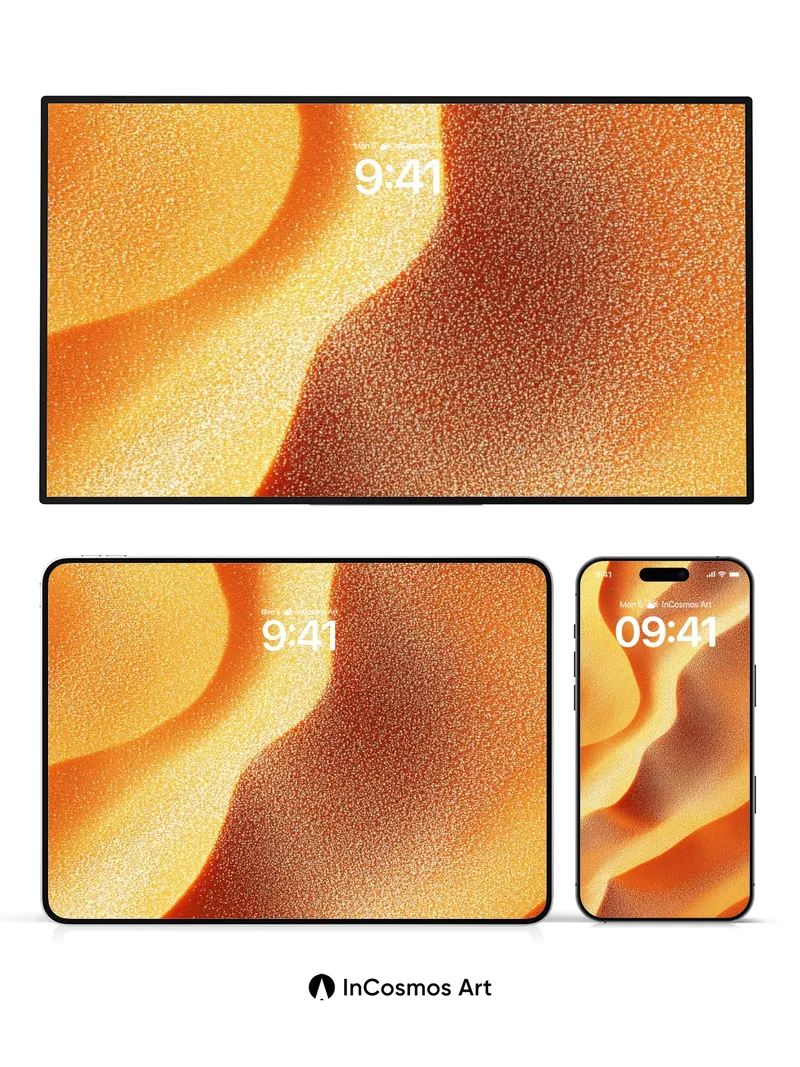 Golden Dune Wallpaper with Sun-Kissed Texture