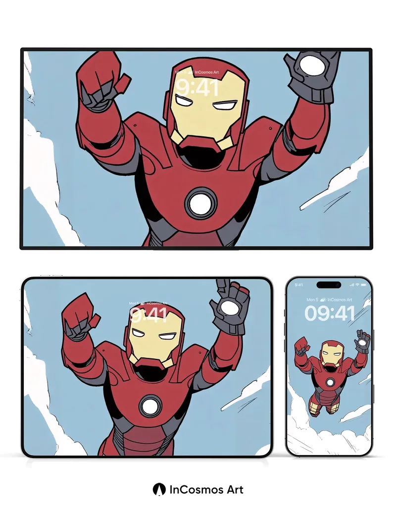 Skyward Flight Wallpaper with Ironclad Resolve