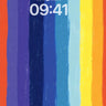 Rainbow Brushstroke Gradient Wallpaper
