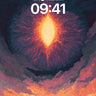 Eternal Eye Wallpaper with Fiery Veil wallpaper for iPhone, iPad & Mac