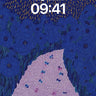 Starry Pathway Wallpaper with Cosmic Butterflies wallpaper for iPhone, iPad & Mac