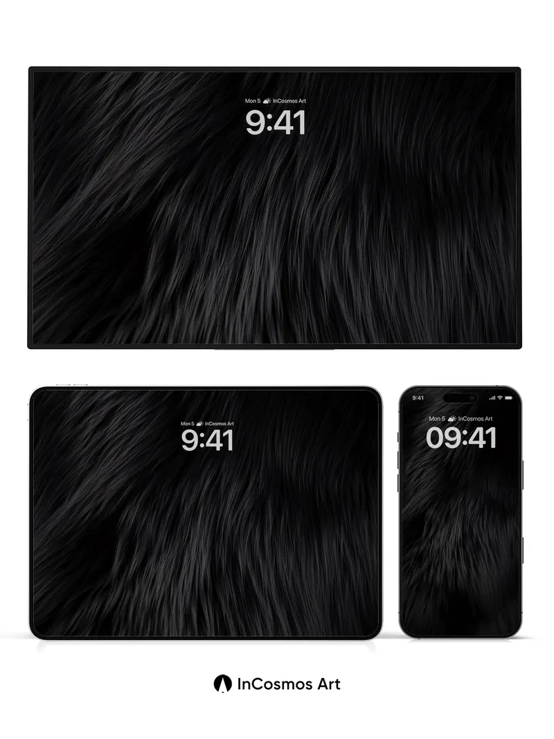 Velvet Shadow Wallpaper with Whispering Strands