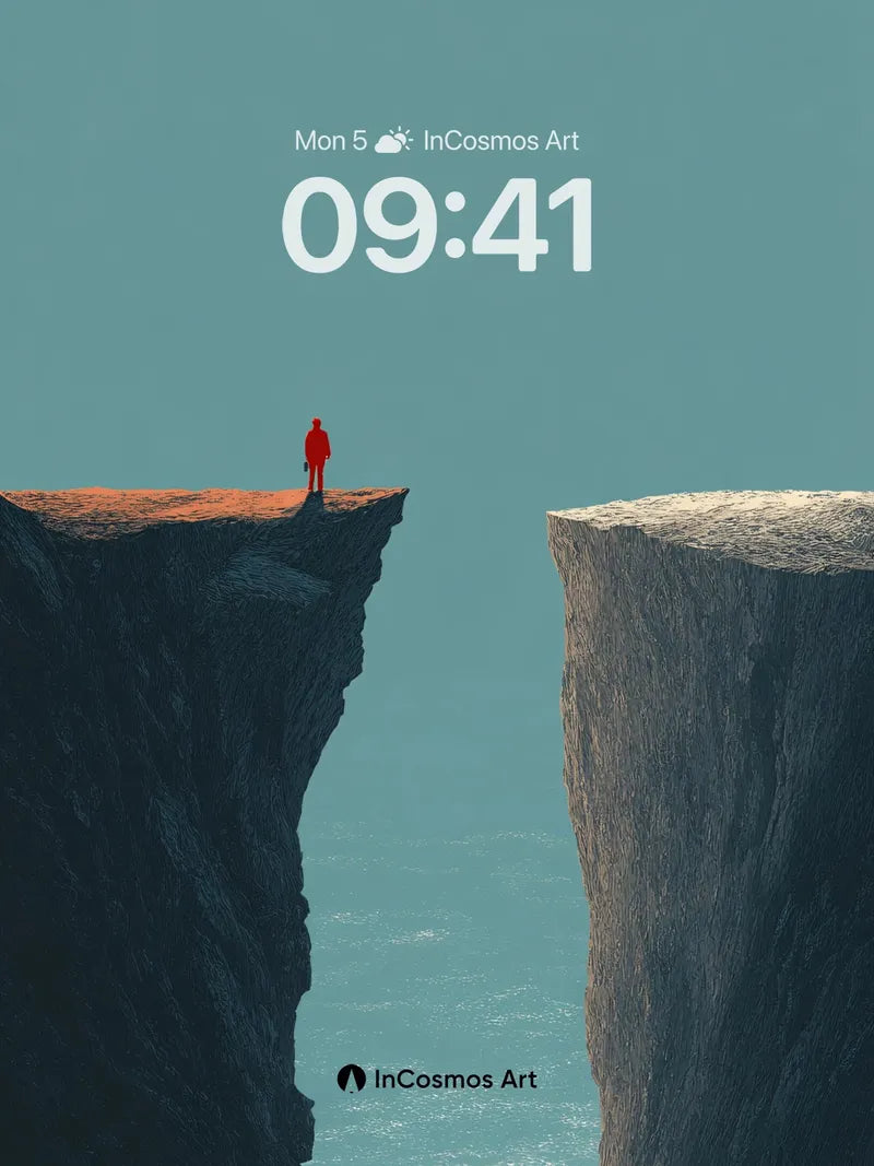 Solitary Edge Wallpaper with Infinite Sky wallpaper for iPhone, iPad & Mac