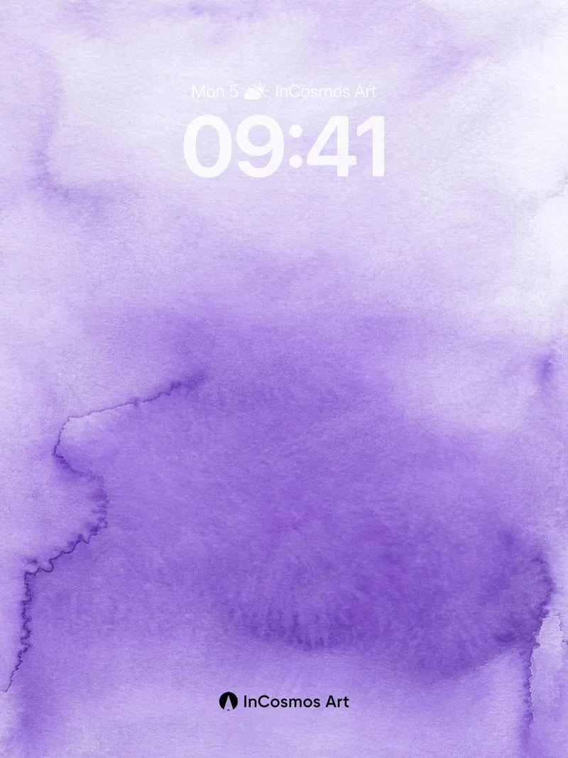 Mystic Violet Wallpaper with Ethereal Bleed