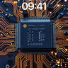 Circuit Pulse Wallpaper with Glowing Traces wallpaper for iPhone, iPad & Mac