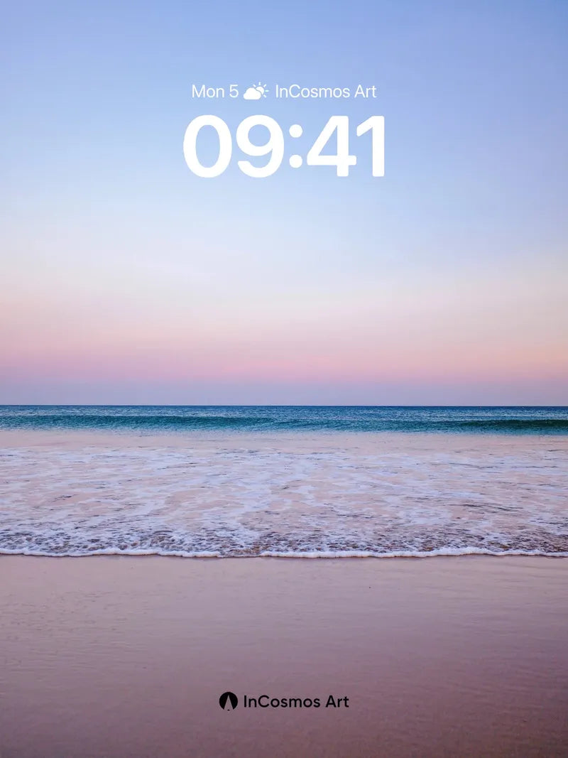 Serenity Seascape Wallpaper with Twilight Hush