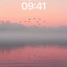 Serenity Mirage Wallpaper with Flock Reflection wallpaper for iPhone, iPad & Mac