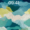 Flowing Waves Gradient Wallpaper wallpaper for iPhone, iPad & Mac