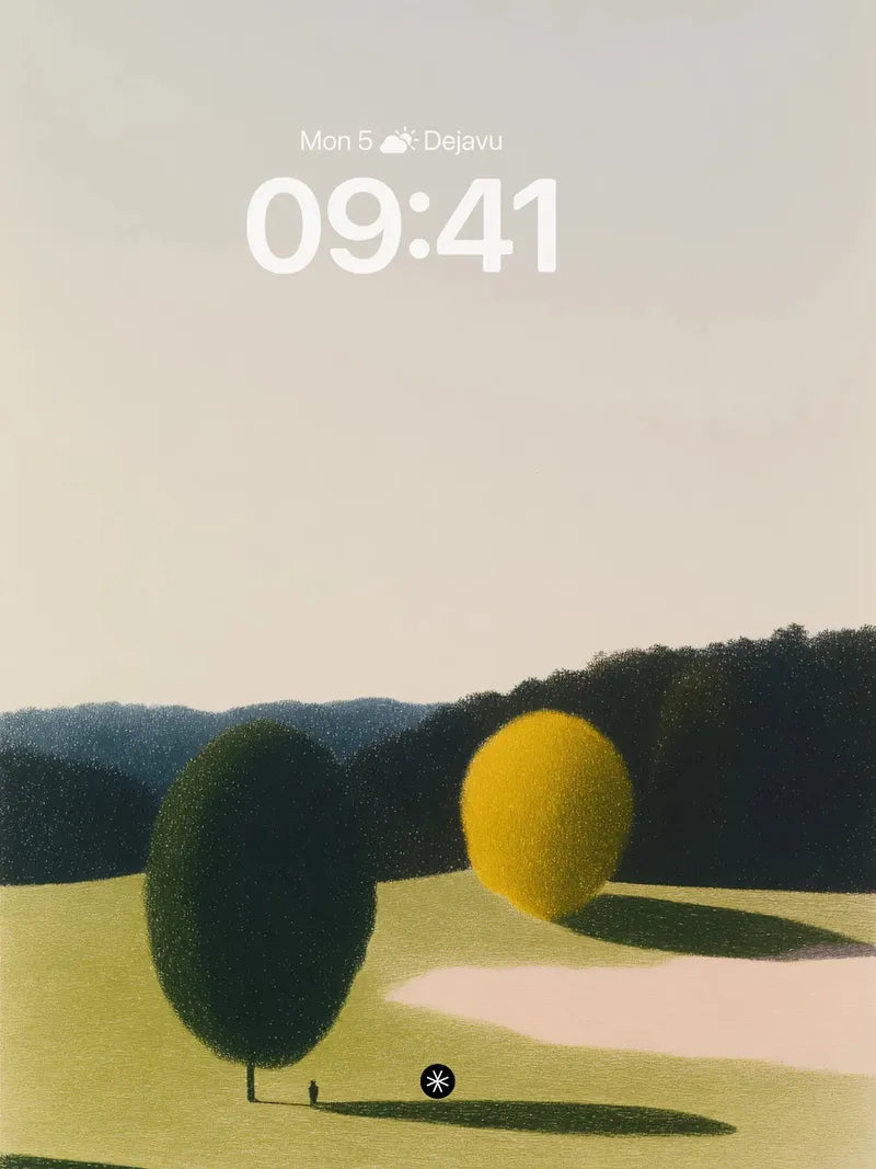 Surreal Gradient Landscape Wallpaper wallpaper for iPhone, iPad & Mac
