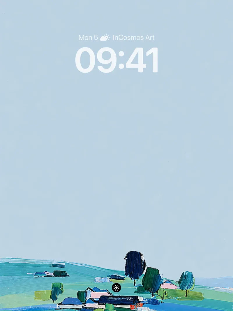 Serene Horizon Abstract Wallpaper wallpaper for iPhone, iPad & Mac